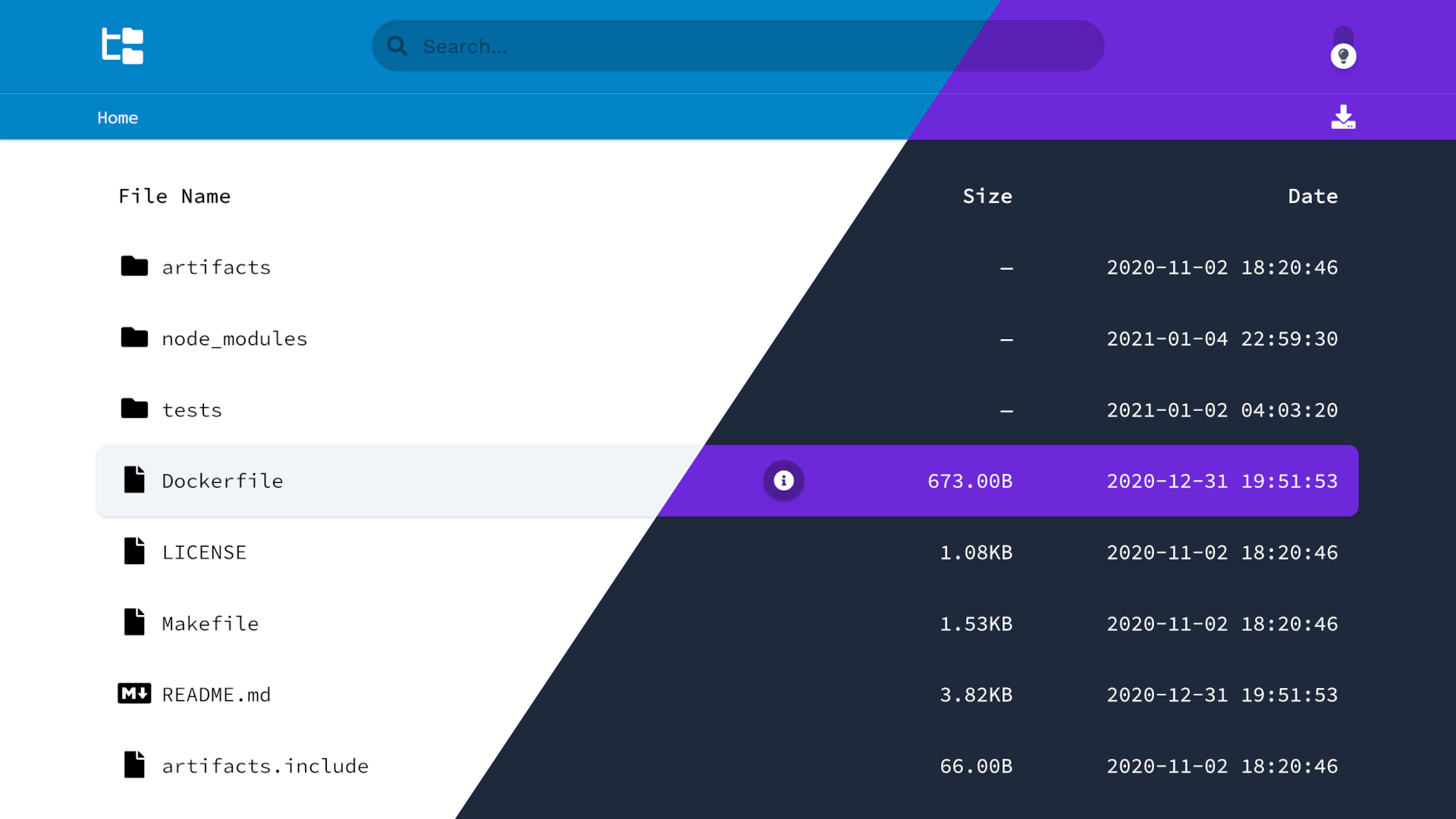 Screenshot 1 of DirectoryLister